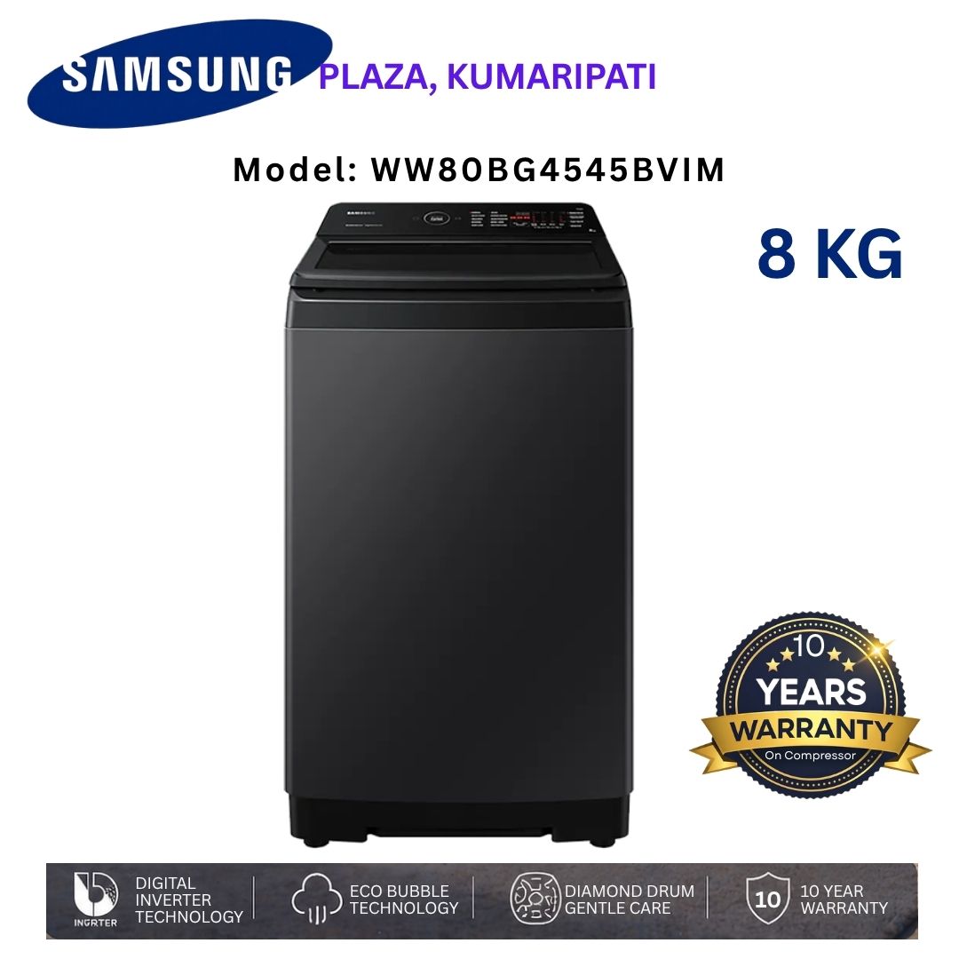Samsung 8KG Top Load Washing Machine | WA80BG4545BVIM