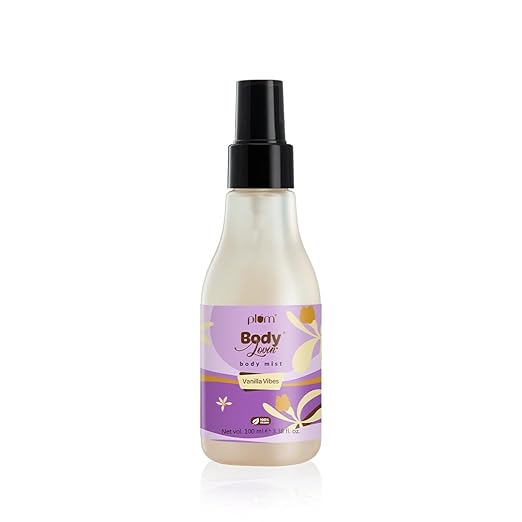 Plum Bodylovin' Vanilla Vibes Body Mist for Women | Long Lasting Vanilla Fragrance with Warm & Cozy Vanila Scent | High on Fun | Travel Friendly Perfu