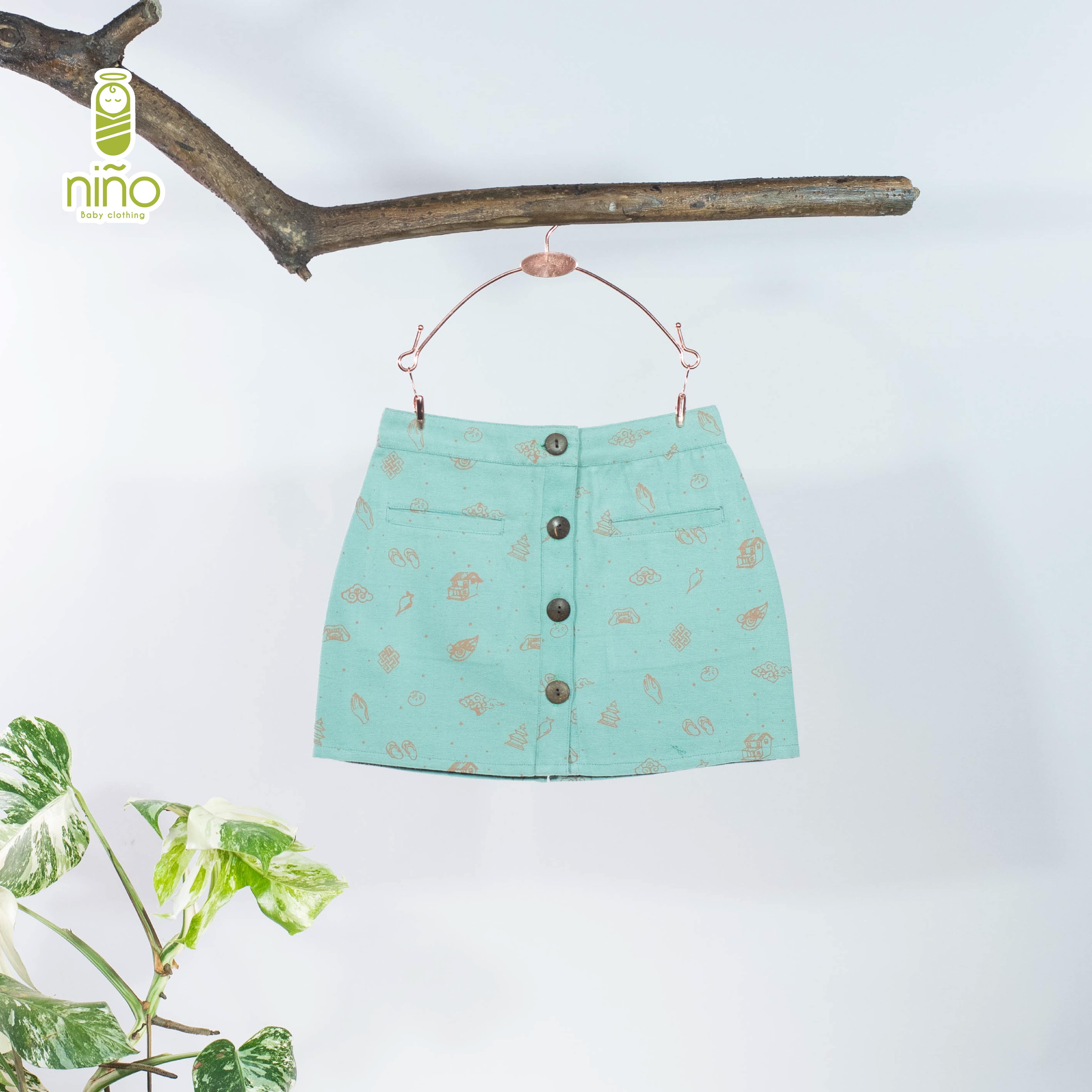Girls Pleated Skirt - Kids Dress Wear by Nino Baby Clothing