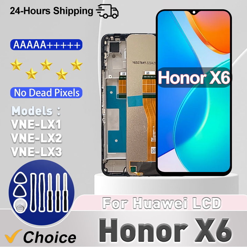 Clearance sale Choice 6.5| TFT LCD For HUAWEI Honor X6 LCD VNE-LX1 VNE-LX2 Touch Screen Digitizer For VNE-LX3 Display Replacement Parts