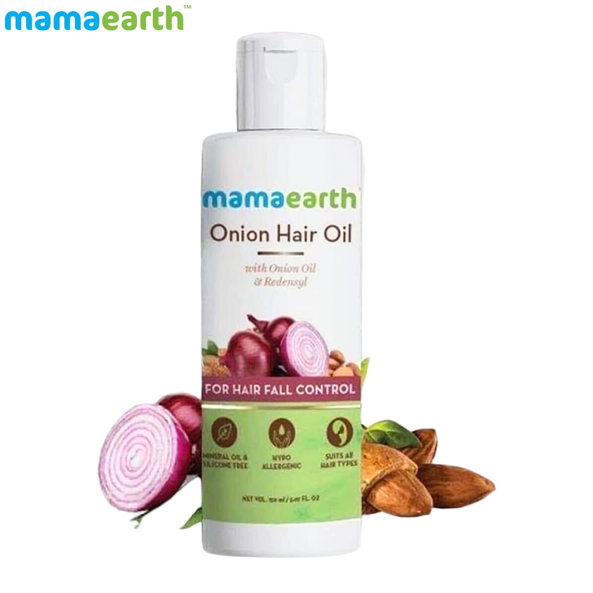 Mamaearth Onion Hair Oil for Hair Fall Control 150 ml