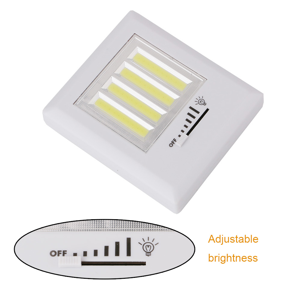 NEW 【Innovative design】Ultra Bright Mini COB LED Wall Light Switch Night Light Wireless Battery Operated For Garage Bedroom Closetlamp
