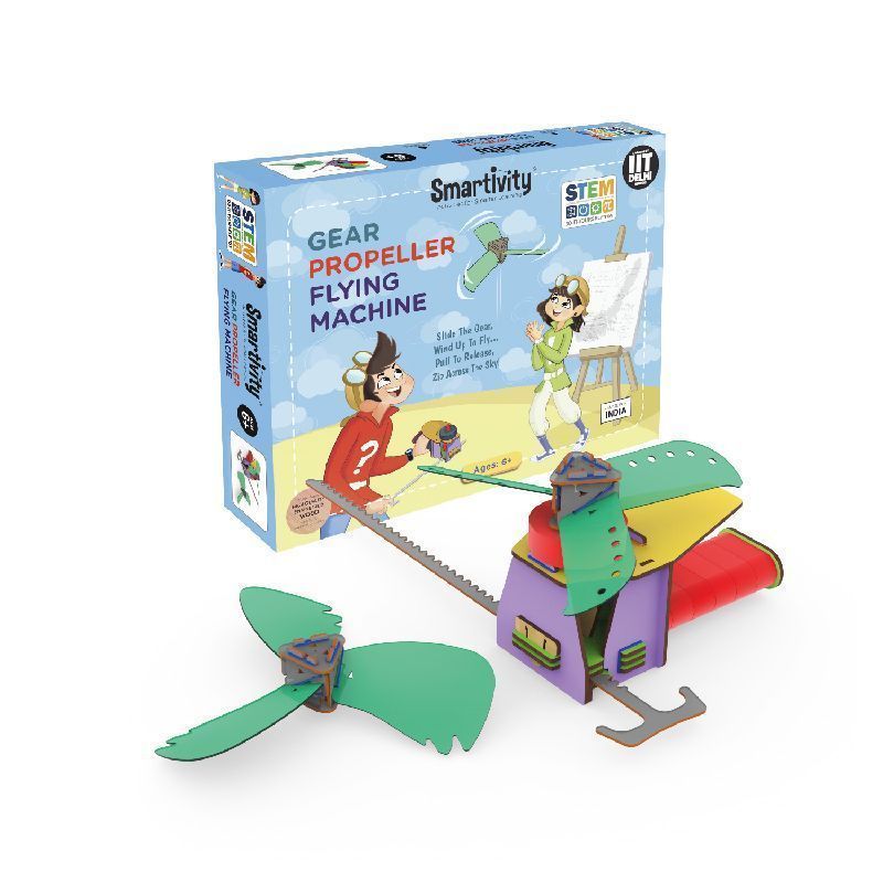 Smartivity Gear Propeller Flying Machine Stem Toy