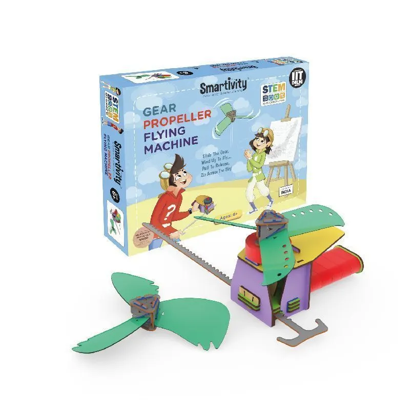 Smartivity Gear Propeller Flying Machine Stem Toy