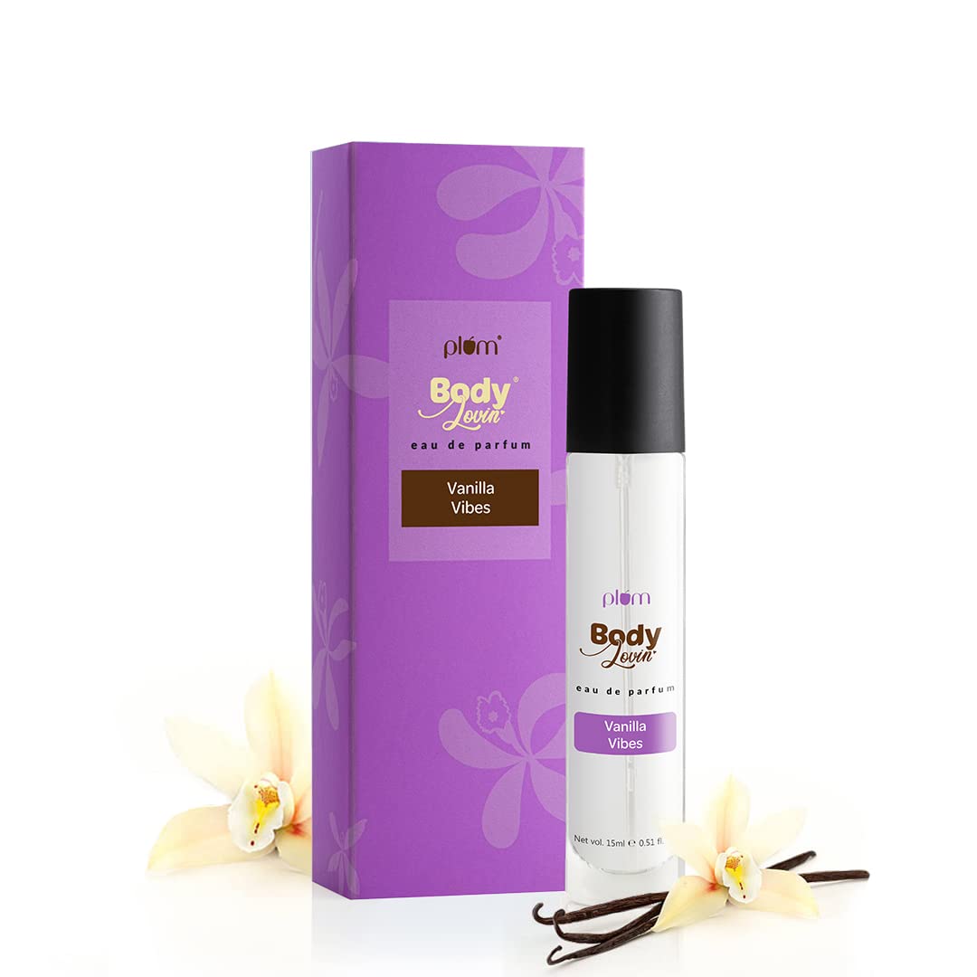 Plum Body Lovin Vanilla Vibes Eau De Parfum Perfume for Women 15 ml