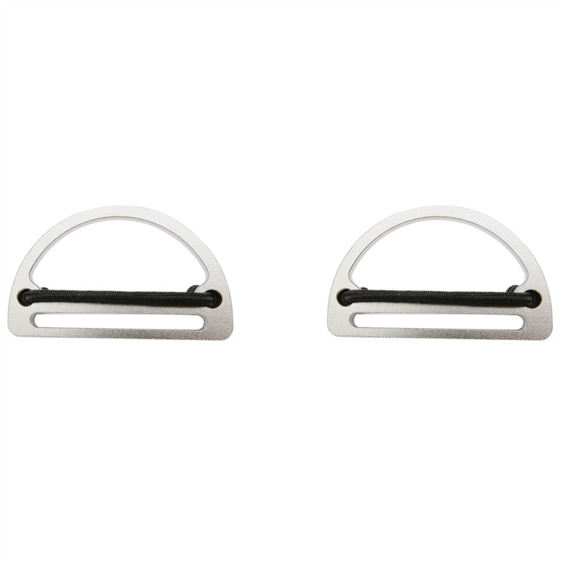 2X Scuba Diving Stainless Steel Weight Belt Keeper with D-Ring for Webbing 50mm Weight Belt Scuba Diving Surfing