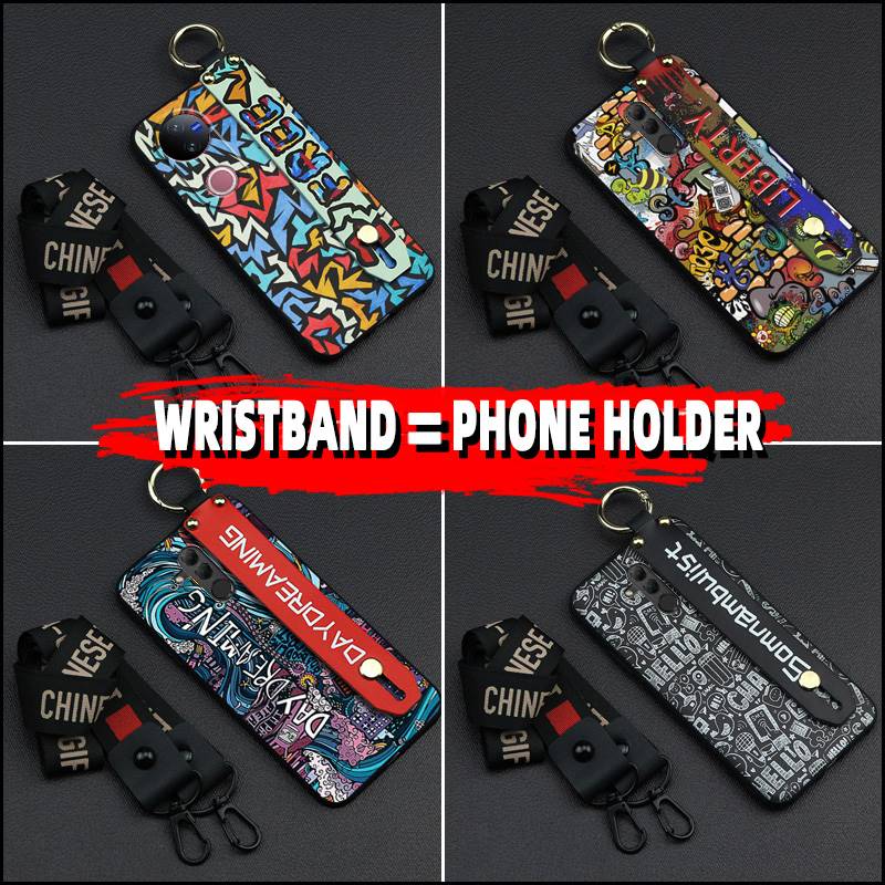 Lanyard Fashion Design Phone Case For VIVO V50 5G Global ring personality Phone Holder Anti-knock Dirt-resistant Durable