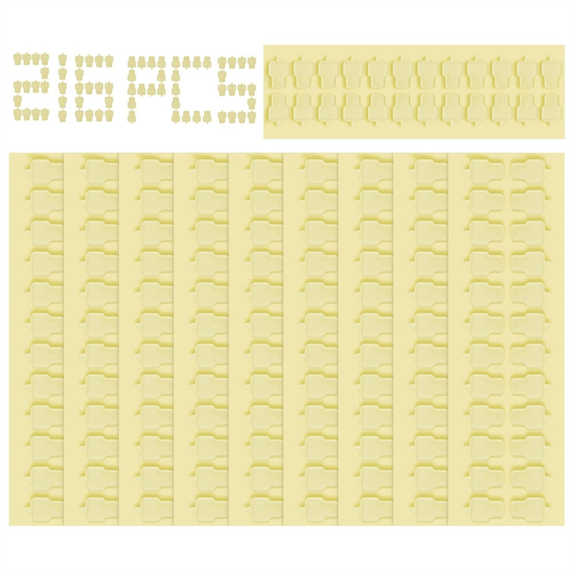 216 Pcs Adhesive Tape Compatible with -Baby, Double Sided Clear Adhesive Pads Sticky Putty for Doll