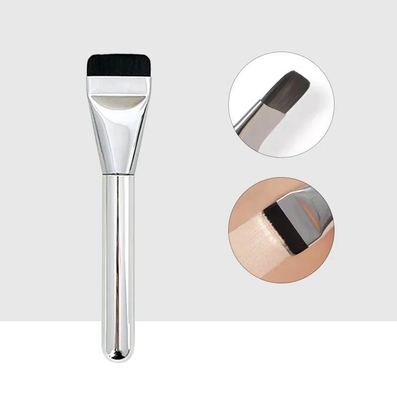 New Beautiful Night 1PC Ultra Thin Foundation Brush Lightweight Face Contour Brush Flat Blending Brush Foundation Cream Makeup Brushes Make Up Tools