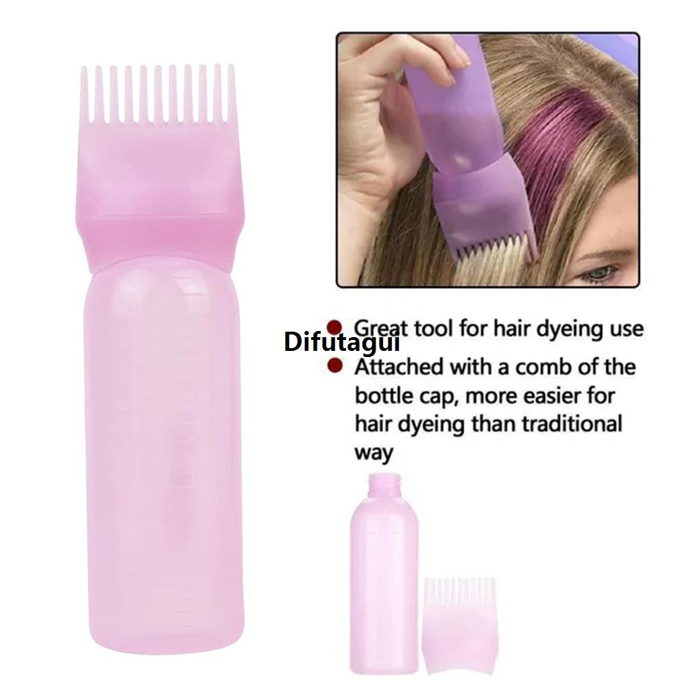 Difutagui Hair Coloring Dyeing Comb Hair Dye Bottle Applicator Profesional for Home Hair Salon for Home Salon Scalp Treatment-