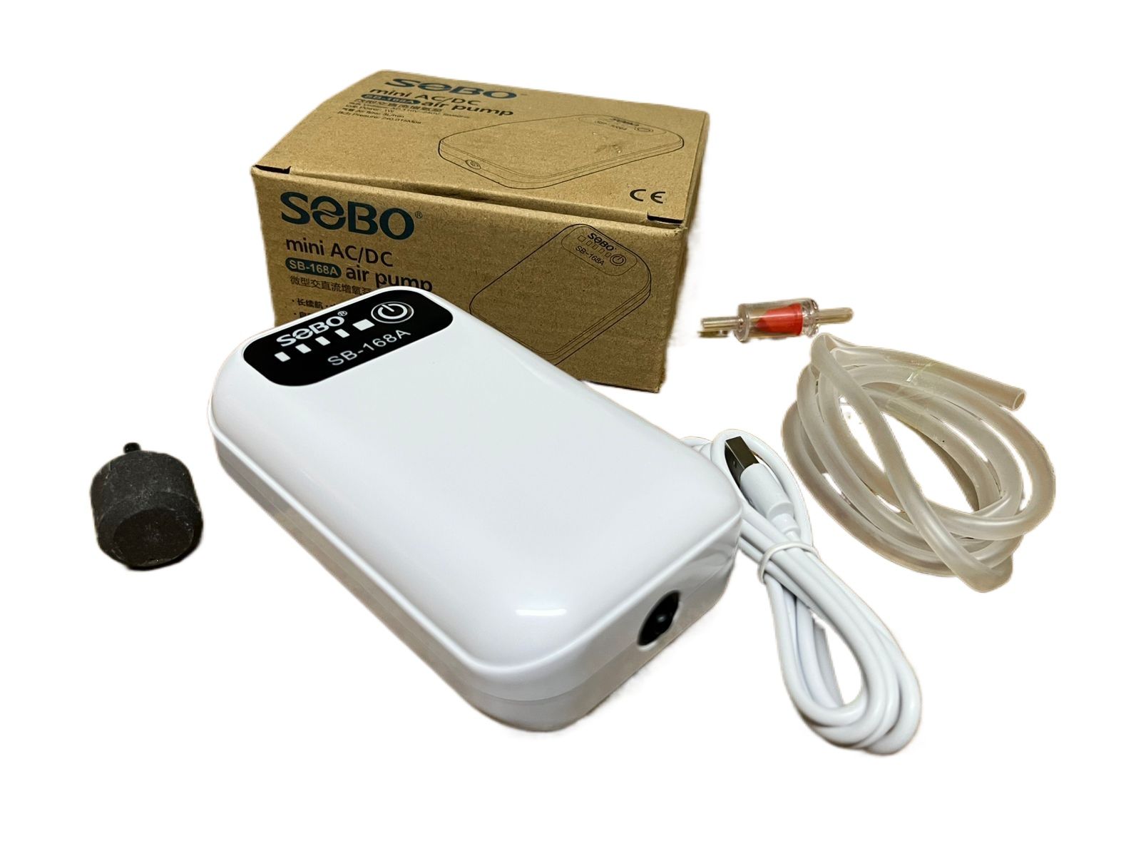 SOBO Silent Air Pump Mini AC/DC SB-168A By D.M. Traders