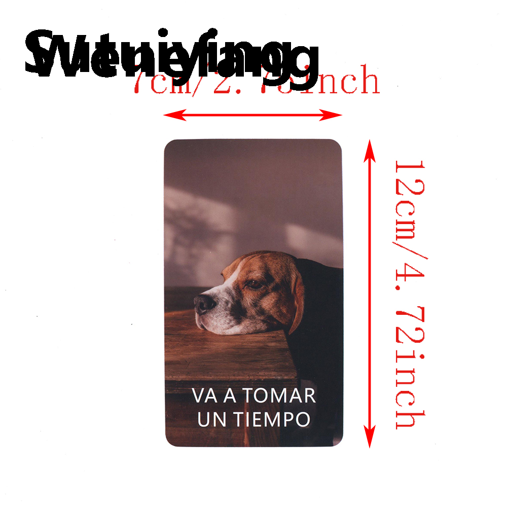 Wenefang Sutuiying Spanish Tarot Deck, Spanish Time Oracle Cards, Fortune Telling Original Luxury Toys, Clarity Cards, 12x7cm, 54 Cards, Fortune Telling Toys