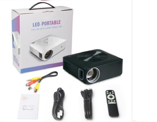 Projector Q9 HD LCD 1920*1080 For College School Office Portable