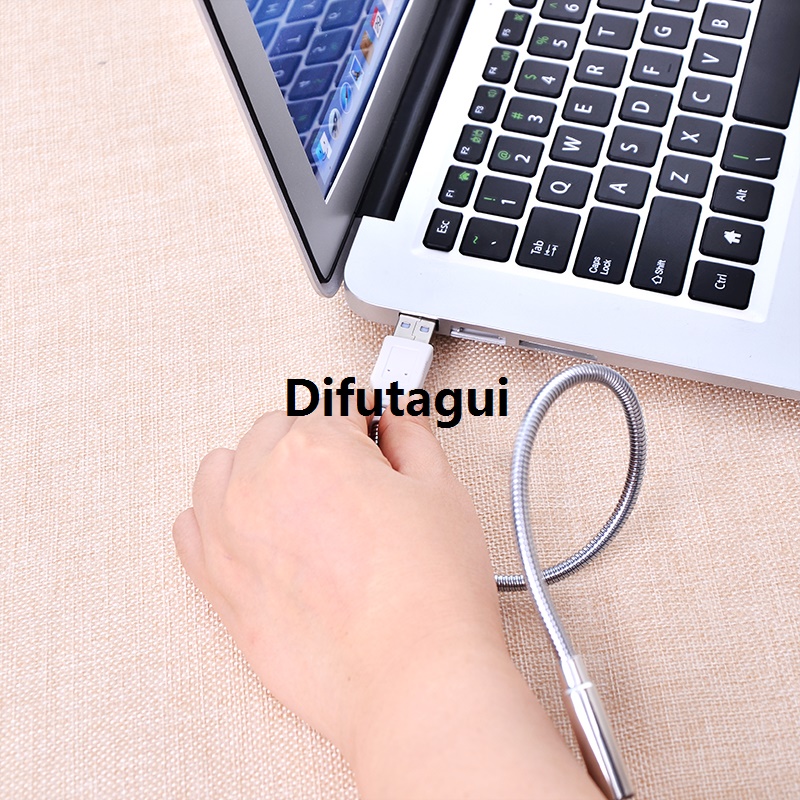 Difutagui Convenient Laptop Light Mini Flexible [802e9a44] Newest Super Fashion Bright Foldable LED Computer LED Light for PC Reading