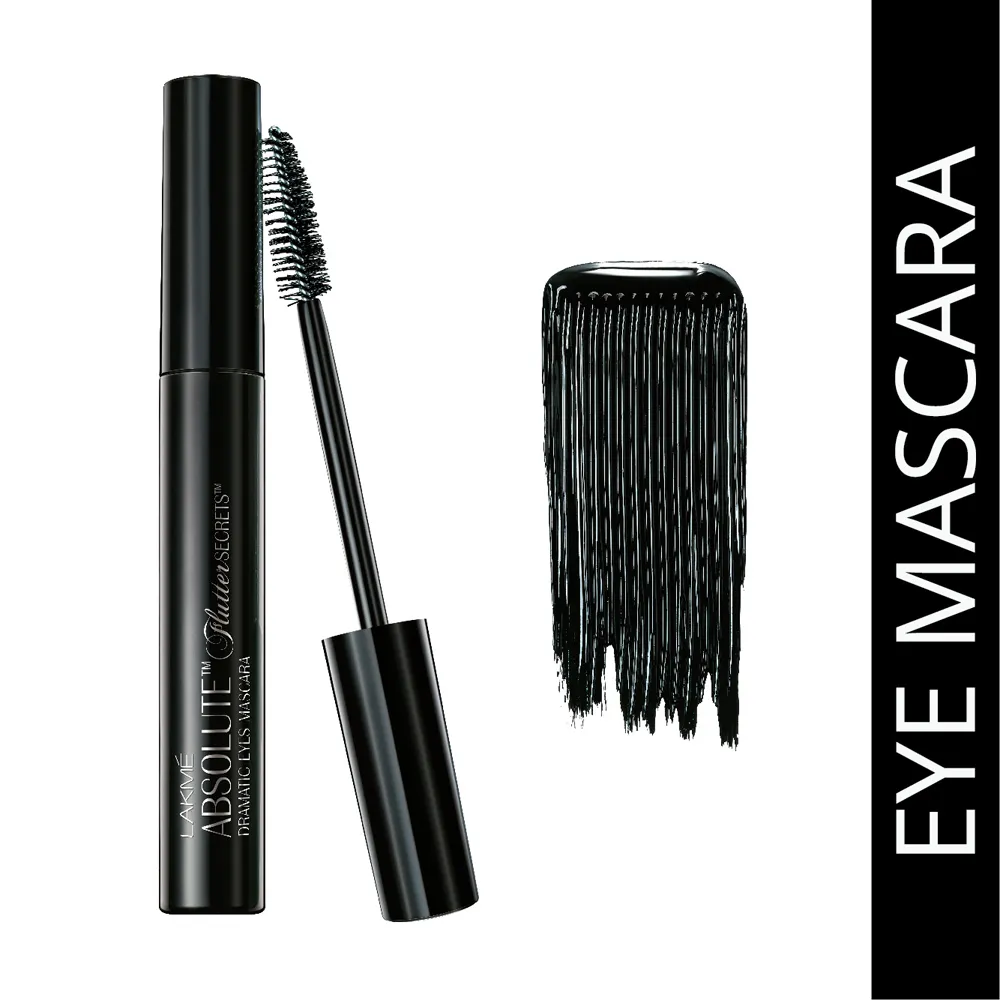 Lakme Absolute Flutter Secrets Dramatic Eyes Mascara - Night Drama(8ml)