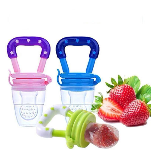 1PC Silicone Filter Baby Feeding Fruit Food Mordedor Rumia Baby Teether Feed Bite Masticar Baby Nipple Teether Oral Care