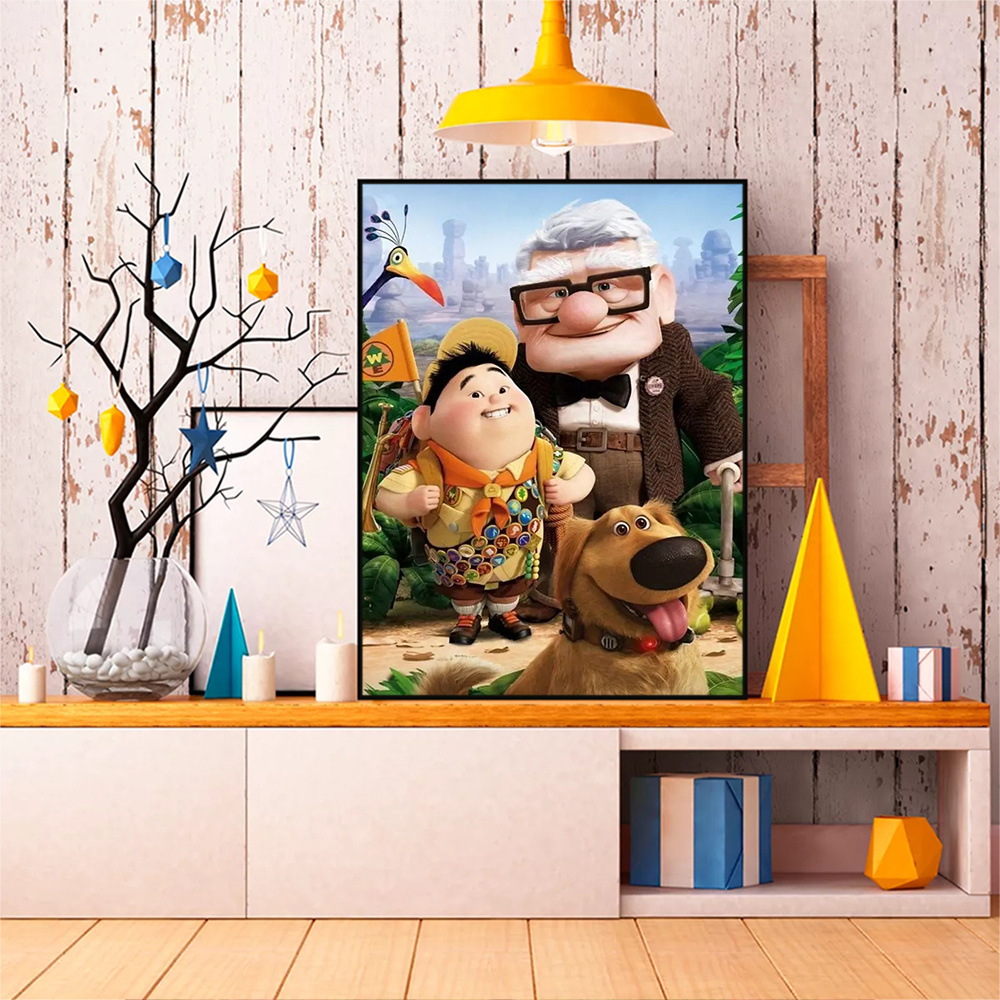 HOT Disney Cartoon Diamond Painting Up 5D DIY Diamond Embroidery Russell Full Square Round Drill Mosaic New Arrival Home Decoration