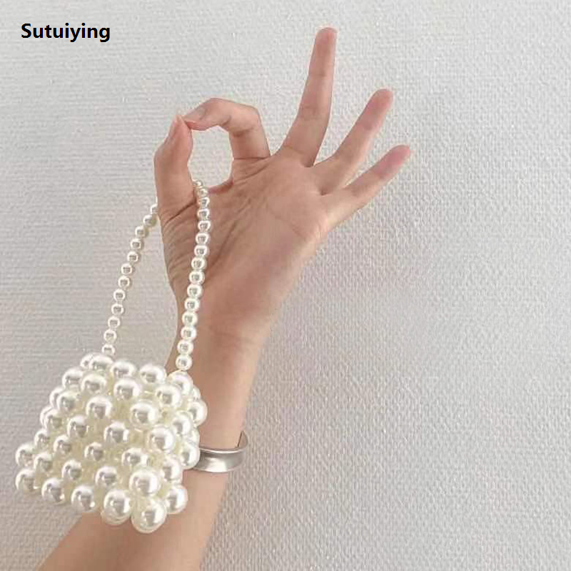 Sutuiying 1PC Kids Wallet With Pearls Baby Princess Handbags Luxury Kids Coin Purse Crossbody BagMOSCHINO