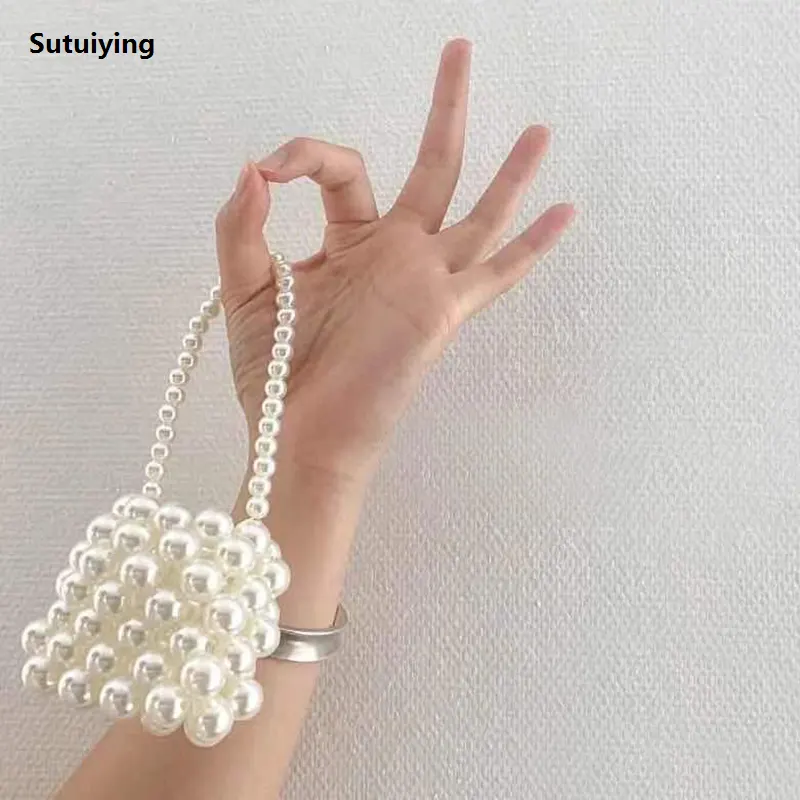 Sutuiying 1PC Kids Wallet With Pearls Baby Princess Handbags Luxury Kids Coin Purse Crossbody BagMOSCHINO - image 1