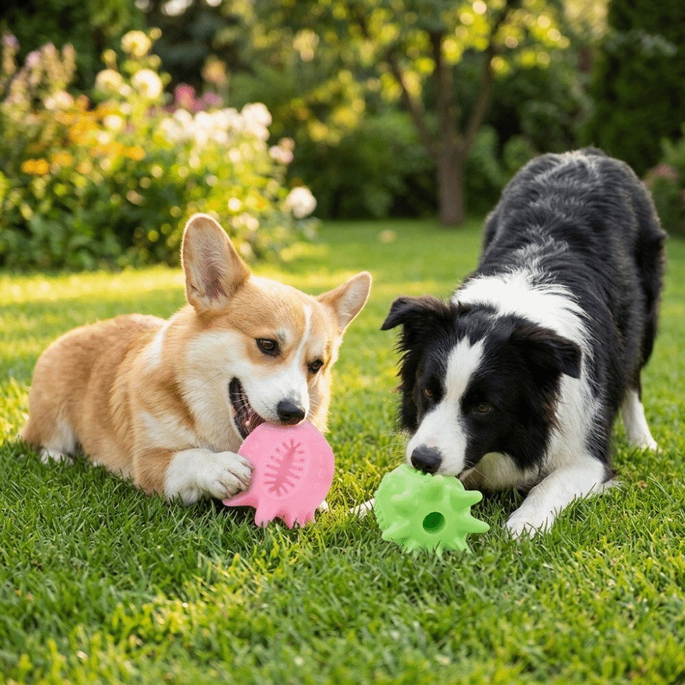 Teeth Massage Effect Octopus Shaped Octopus Dog Toy Tpr Flexible Texture Multi Bright Shades Puppy Molar Toy Bite Tough Hollow Built Interactive Pet Toy Puppy Leisure Time