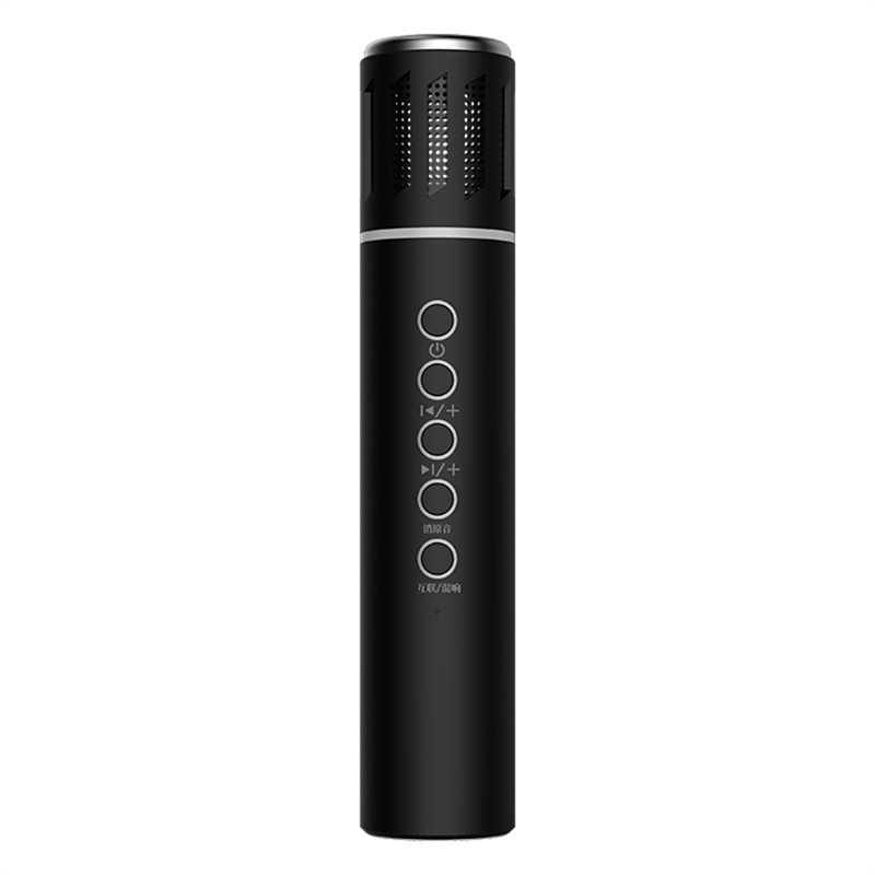 Home KTV Wireless Bluetooth Portable Microphone with Colorful Lighting Effects and Noise Reduction for B