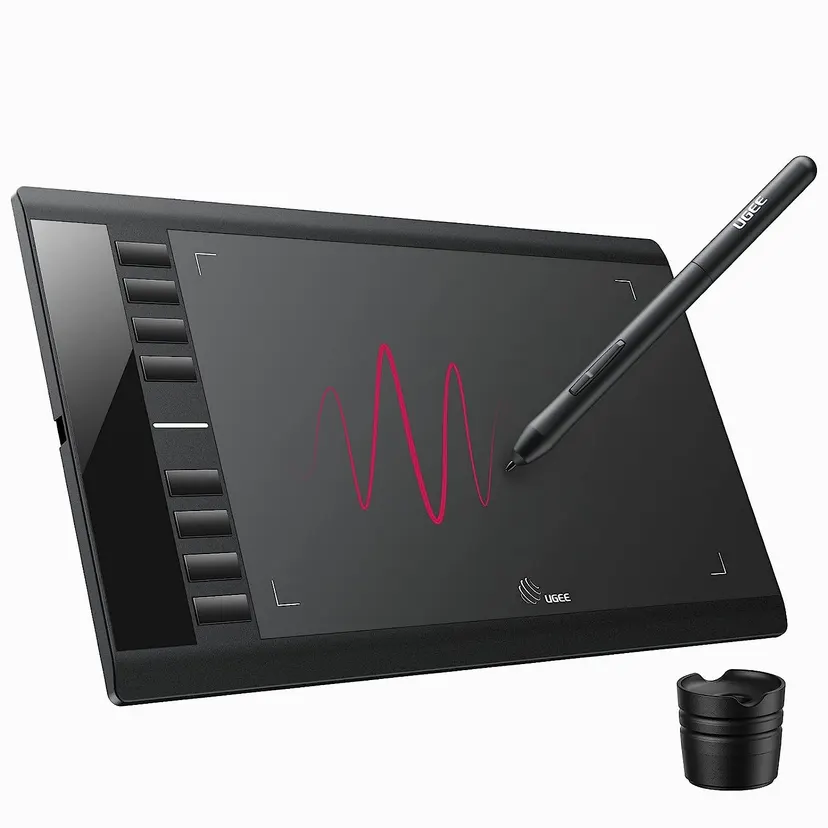 UGEE M708 V3 Digital Drawing Tablet, 10 x 6 Inches Large Graphics Tablet
