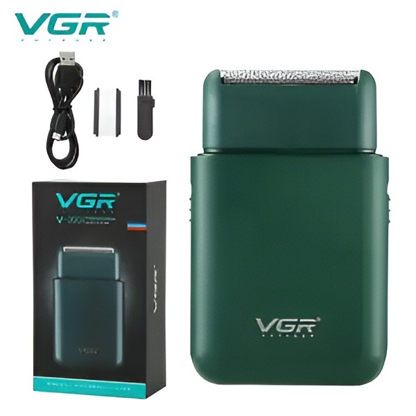 VGR V 390 Single Blade Cordless Beard Trimmer Razor Rechargeable Foil Electric Face Body Shaver