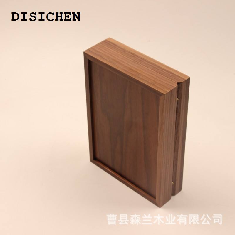 DISICHEN Luxury Jewellery storage Spot second hair Xiaohongshu with black walnut wood jewelry storage box, earrings, rings, necklaces, bracelets, storage box