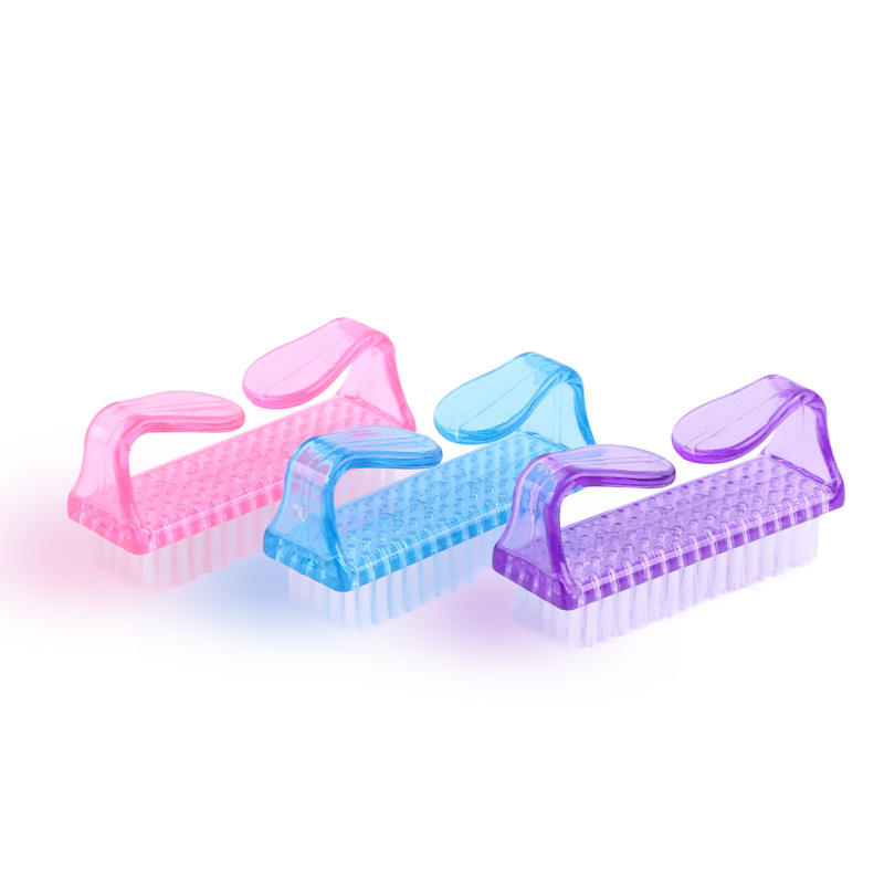 Large Nail Dust Brush with Handle - Soft Bristle Manicure Cleaning Brush for Nail Art, Acrylic & Gel Nails