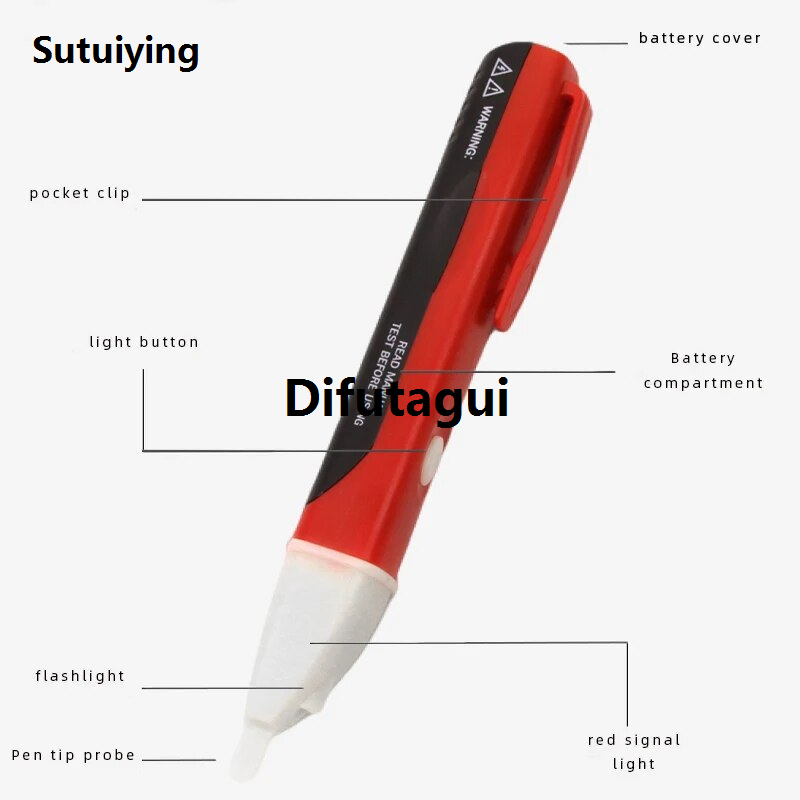 Difutagui Sutuiying Induction Pencil Electricity Measurement Household High Precision Bargain price Luxury Line Detection Breakpoint Multifunction Test Electrical 1PC