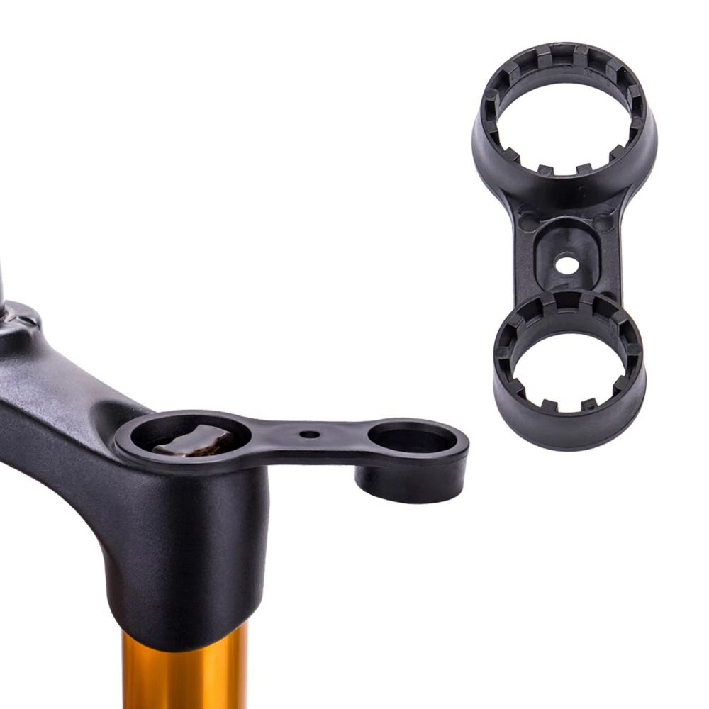 New Plastic Bottom Bracket Wrench Black Double Ended Bracket Wrench Tool Removing Wrench for SR Suntour XCR/XCT/XCM/RST MTB Front Fork