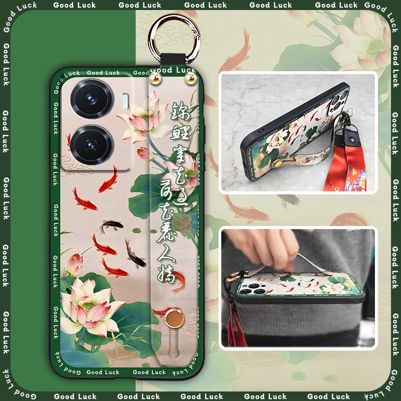 Anti-knock for mom Phone Case For VIVO Y77 5G China/IQOO Z6 Lite 5G ring protective Phone Holder Waterproof fashion
