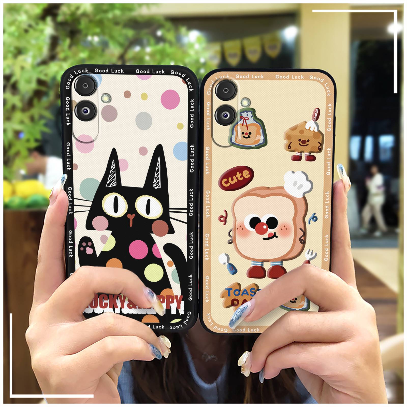 Graffiti Anti-knock Phone Case For Samsung Galaxy A06 5G/SM-A066B Waterproof Back Cover Durable Full wrap Phone Pouch