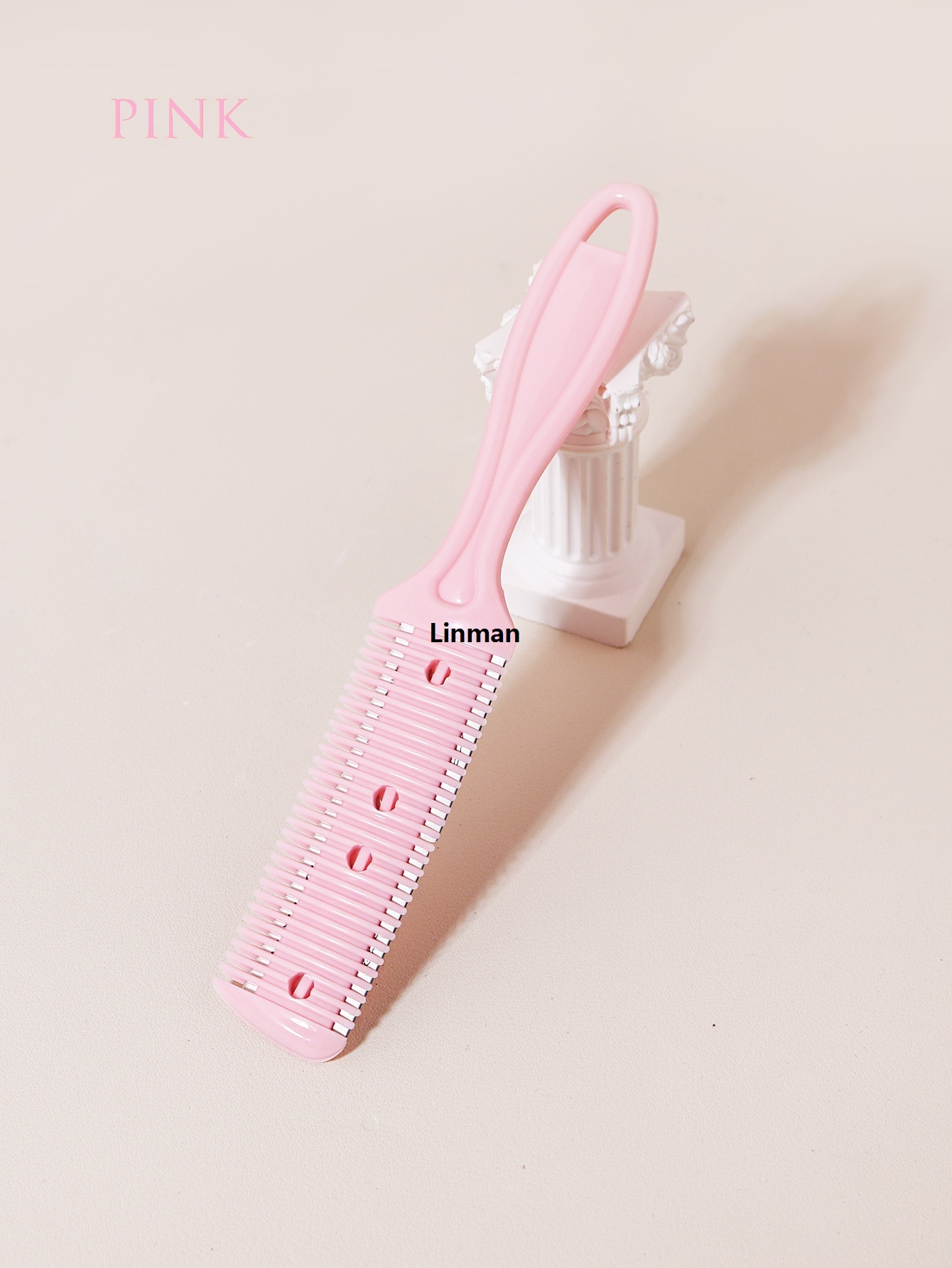 Linman 1pcs double-edged shaver comb hair clipper c2025 New omb, hair sparse comb slim hair cutting tool