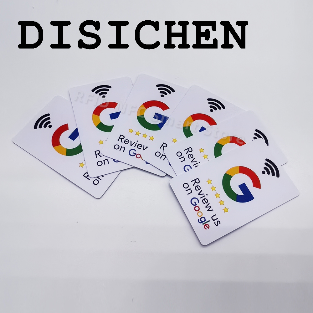 DISICHEN Fifty percent discount Tap Rating Standard Card Size Your Review PGoogle Review NFC Card Add VC Material Google Cards