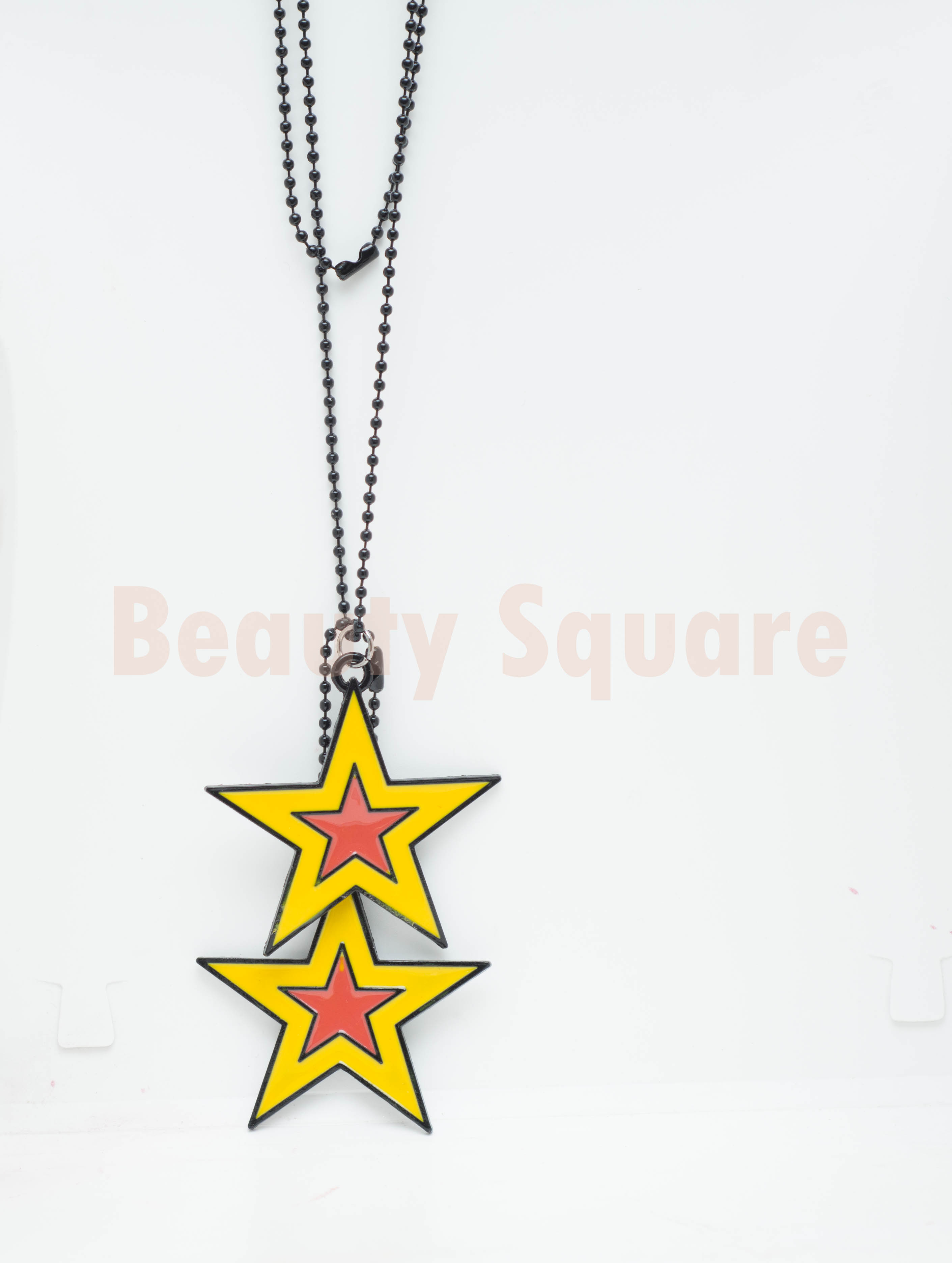 Men Style New Design Green Star Alloy Pendant with Black Chain