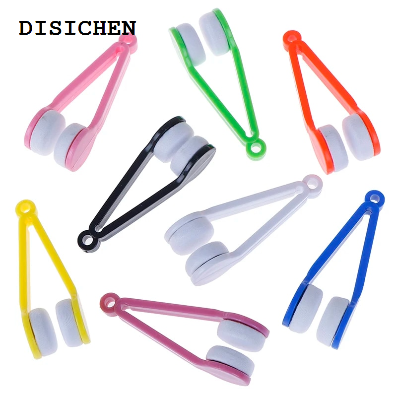 DISICHEN Original 1PCS Mini Clean Brush Sun Glasses Glass Cleaner Cleaning Limpiador Brochas Spectacles Tool Eyeglass Sunglasses Cleaner