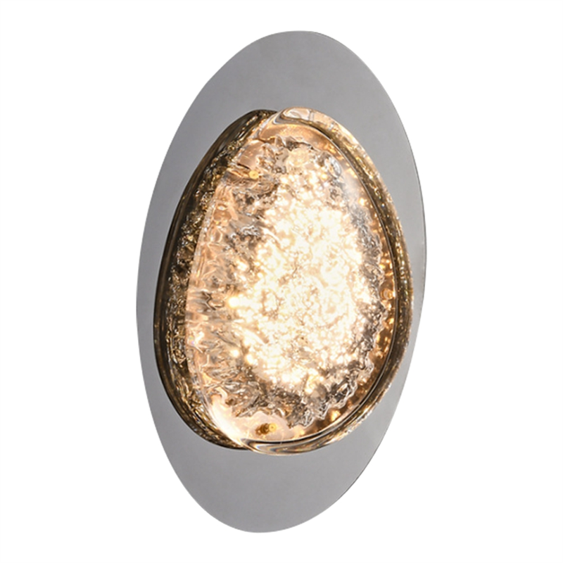 Wall Lamp 3 Colors Light Natural Pebble Simple Living Room Bedroom Wall Lamp Porch Decoration Home Decor Bedside Lamp