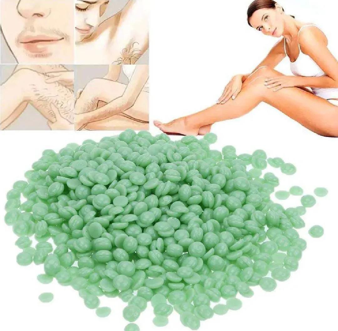 Hair Removal Hot Wax Beans Without Strip- Wax European Beads For Women Men- 100G