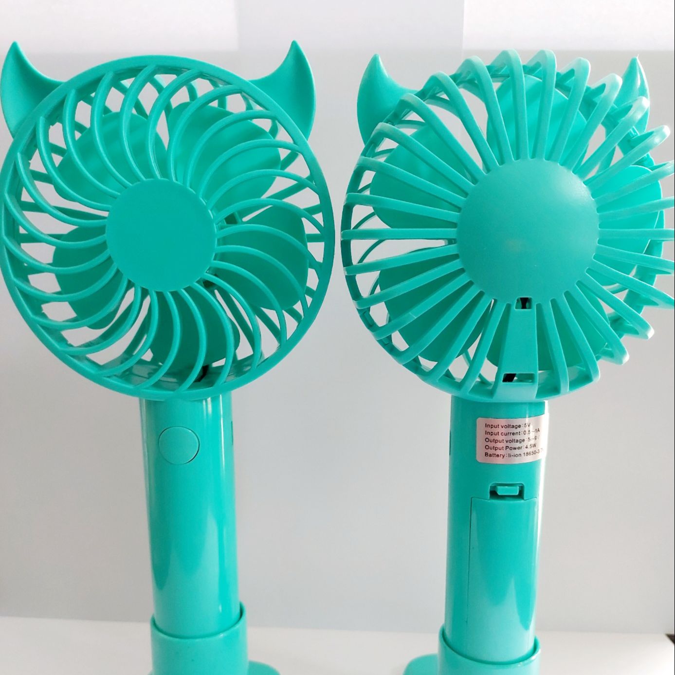 Portable Mini Cat Fan Handheld Electric Fan Cooling Fans USB Rechargeable Outdoor Travel Home Cooler Fans