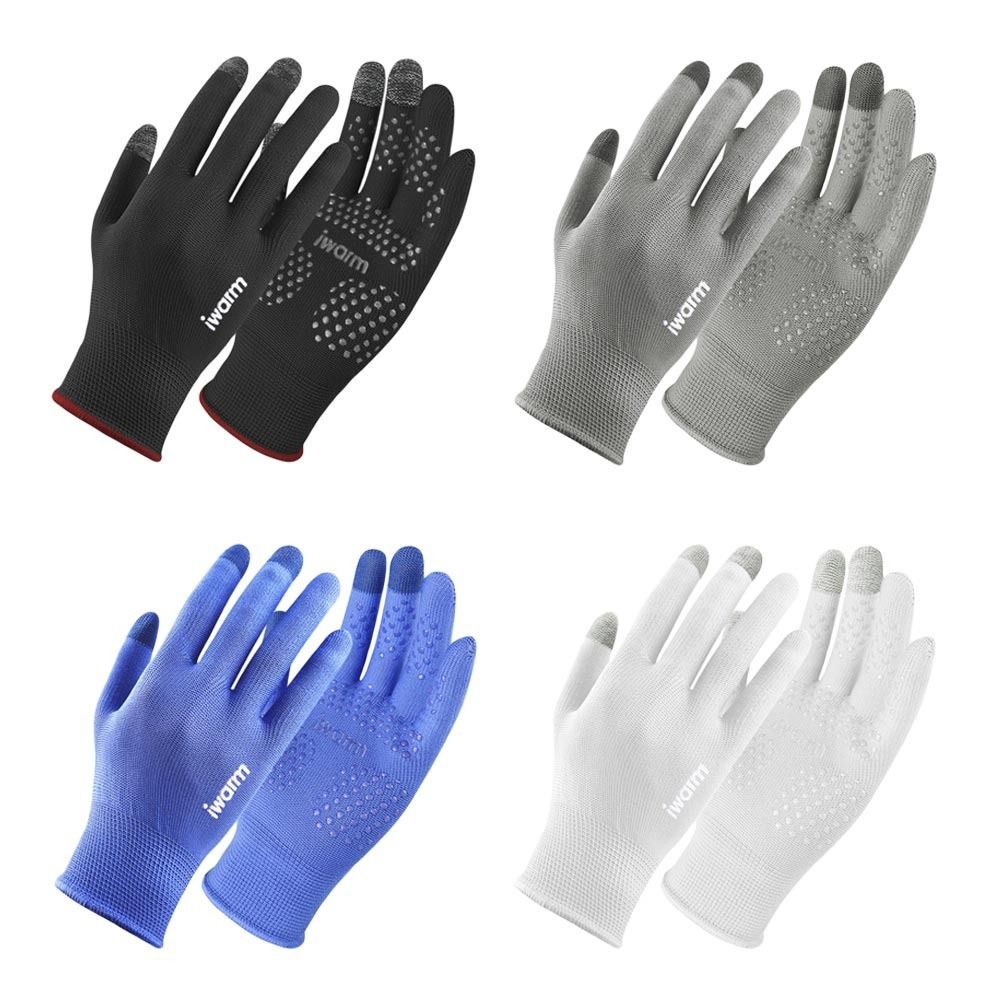 1pair New Fashion Men Women Thick Plush Outdoor Sport Sport Cycling Gloves Full Finger Mittens Touch Screen Gloves Knitted Wool Mitts
