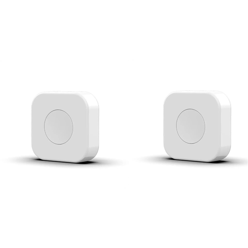 2X Tuya Zigbee Button Smart Scene Switch Intelligent Linkage Wireless Switch Automation Work with Smart Life