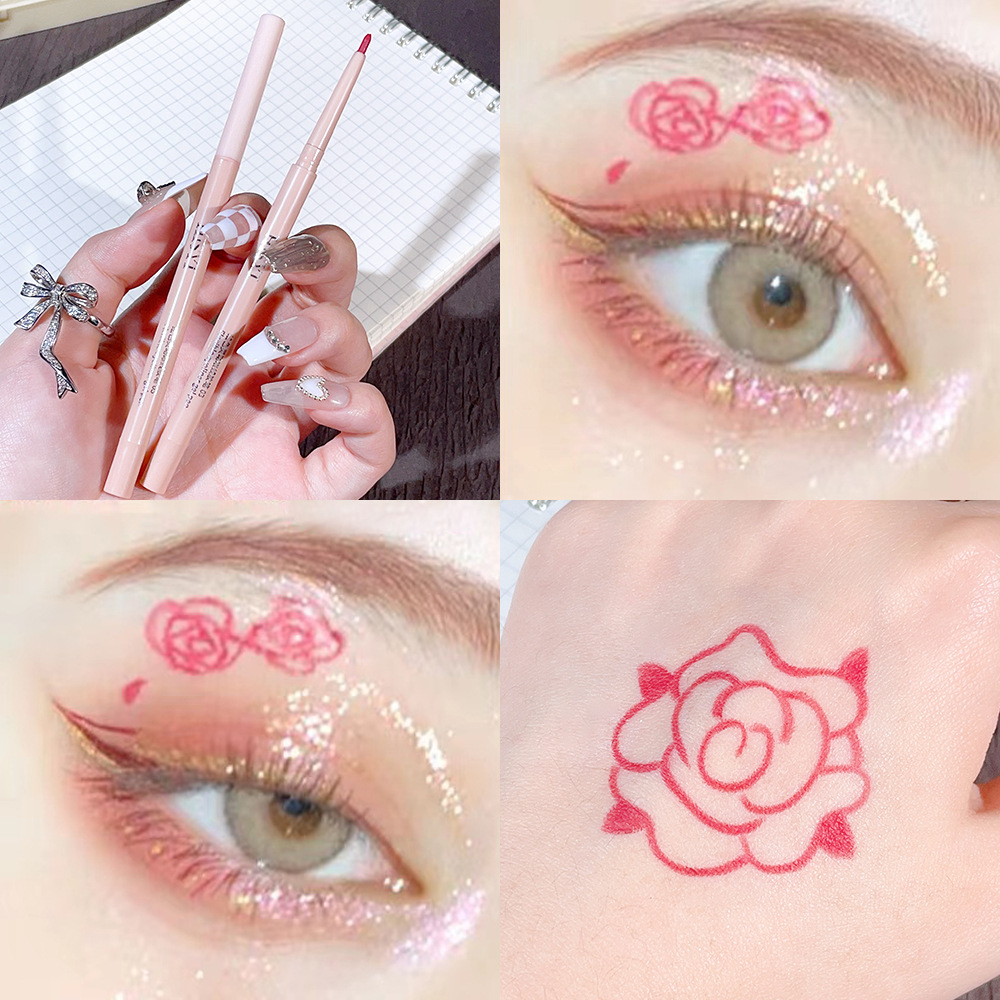 Zhitian Luxury Waterproof Eyeliner Pencil Matte Color Eye Makeup Pen Natural Lasting No Blooming Easy To Wear Pigment Eyeliner Eyes Cosmetic