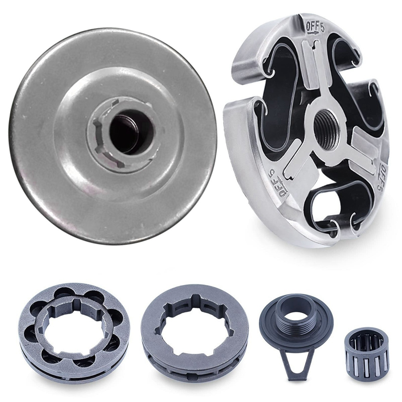 3/8Inch Clutch Drum Rim Sprocket Worm Gear Cage Bearing Kit