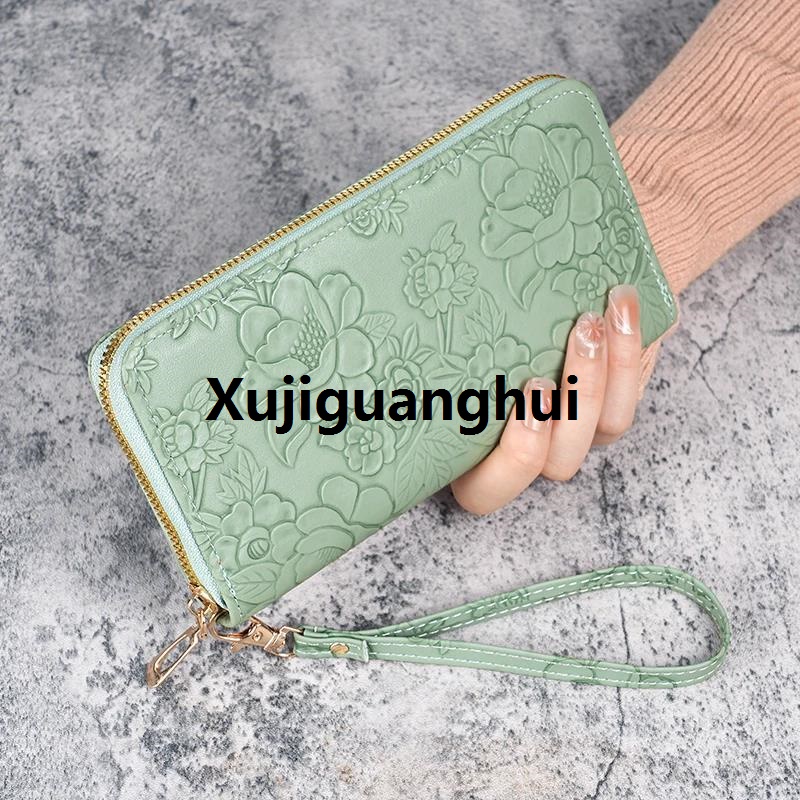Xujiguanghui 2024 new wallet female long Korean fashion hand-held coSales promotion in purse zipper multifunctional ladies mobile phone bag