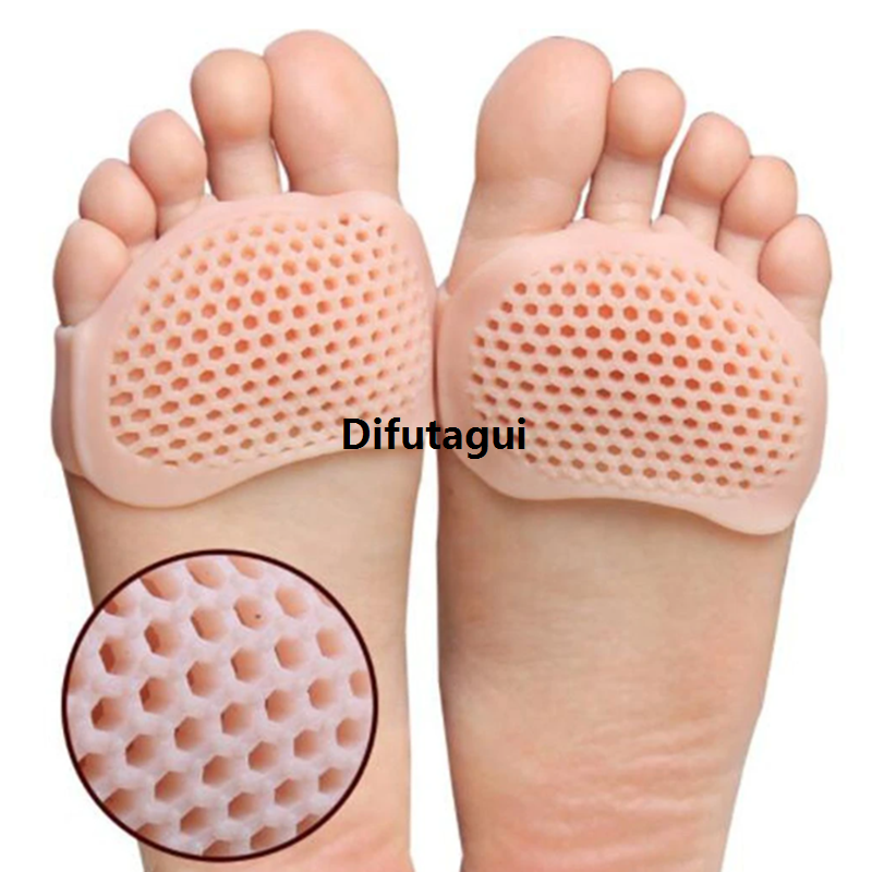 Difutagui 5 or 1 Pair Metatarsal Pads Toe Separator Pain Relief Foot Pads Special Orthotics Foot Massage Insoles Forefoot Socks Foot Care Tool
