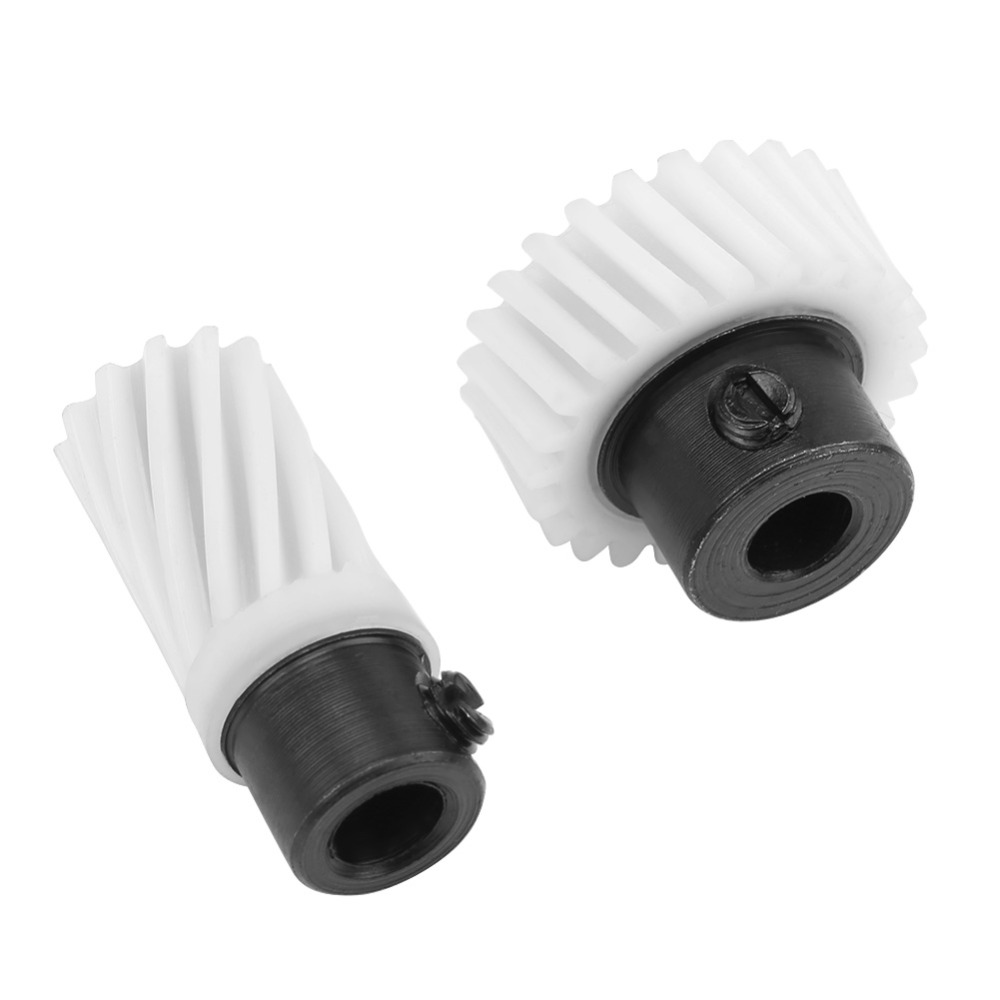 2pcs Sewing Machine Accessories Plastic Sewing Machine Parts 2Pcs Kit Iron Gear Set Durable Hook Drive Gear Sewing Machine Repair