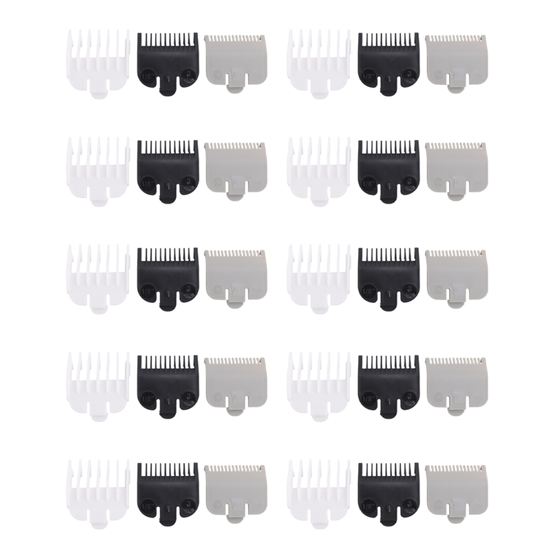 JINMY 30 Pieces of Universal Hair Clipper Limit Comb Limit Comb Haircut Tools Electric Clipper Caliper 1.5mm / 3mm / 4.5mm