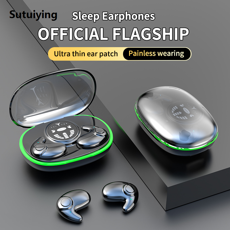 Sutuiying High appearance and long battery life, comfortable to wear, high-definition New style stereo sleep aid, wireless Bluetooth earphones