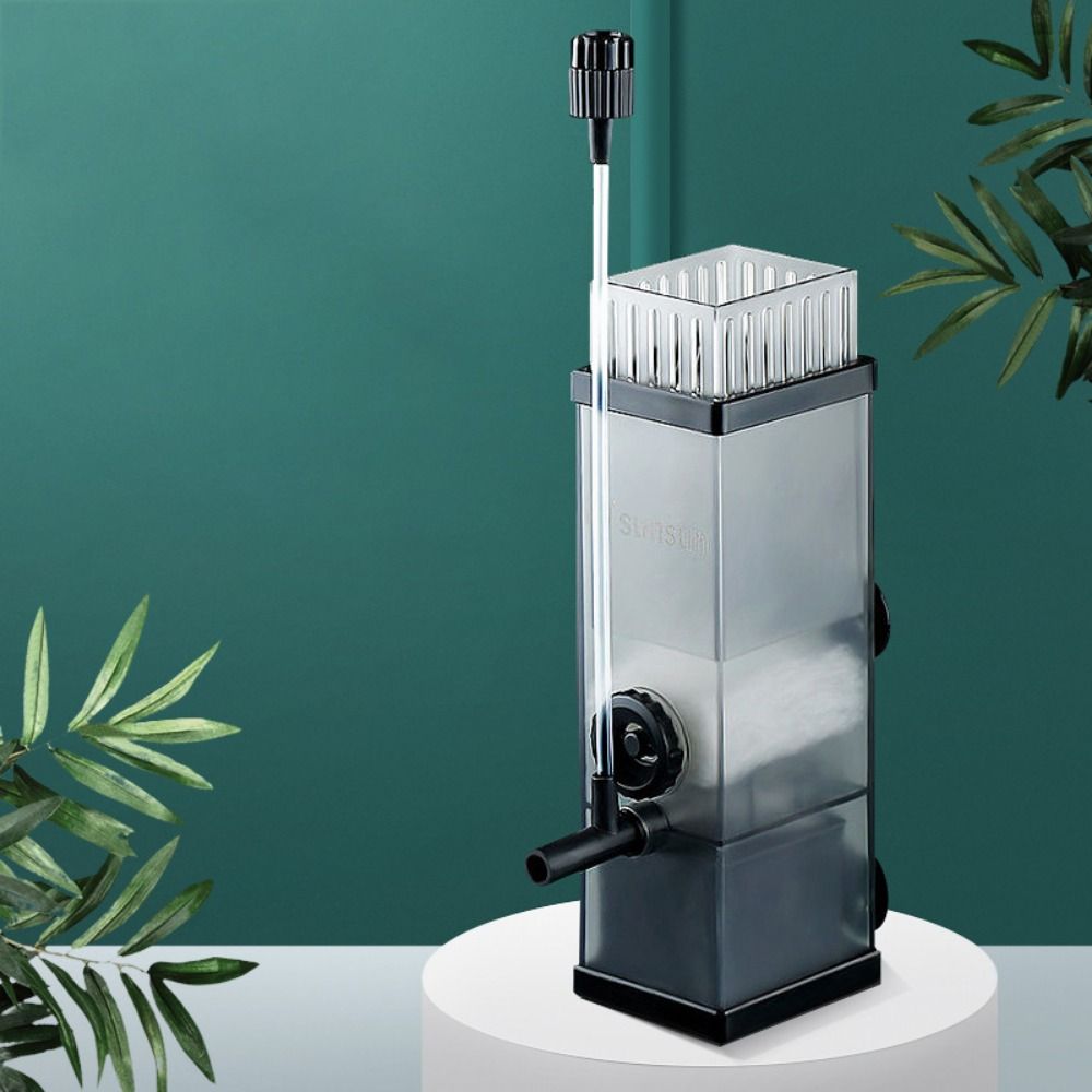 Durable 3/5W Aquarium Oil Film Processor Silent 300l/h Fish Tank Filter Remove Oil 3 in 1 Skimmer Pump For Fish Tank